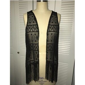 Boho fringe vest​